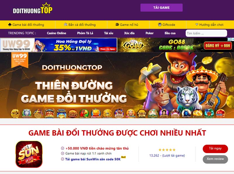 đổi thưởng top